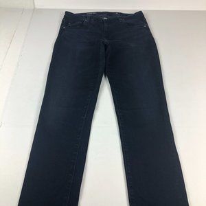 AG Adriano Goldschmied Jeans Women's 27 Regular Prima Cigarette Dark Blue Denim